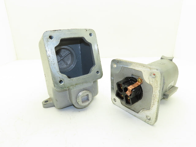 Appleton CESD-6034 Explosion-Proof Locking Receptacle 30/60A 240/480V 3PH 3W 4P