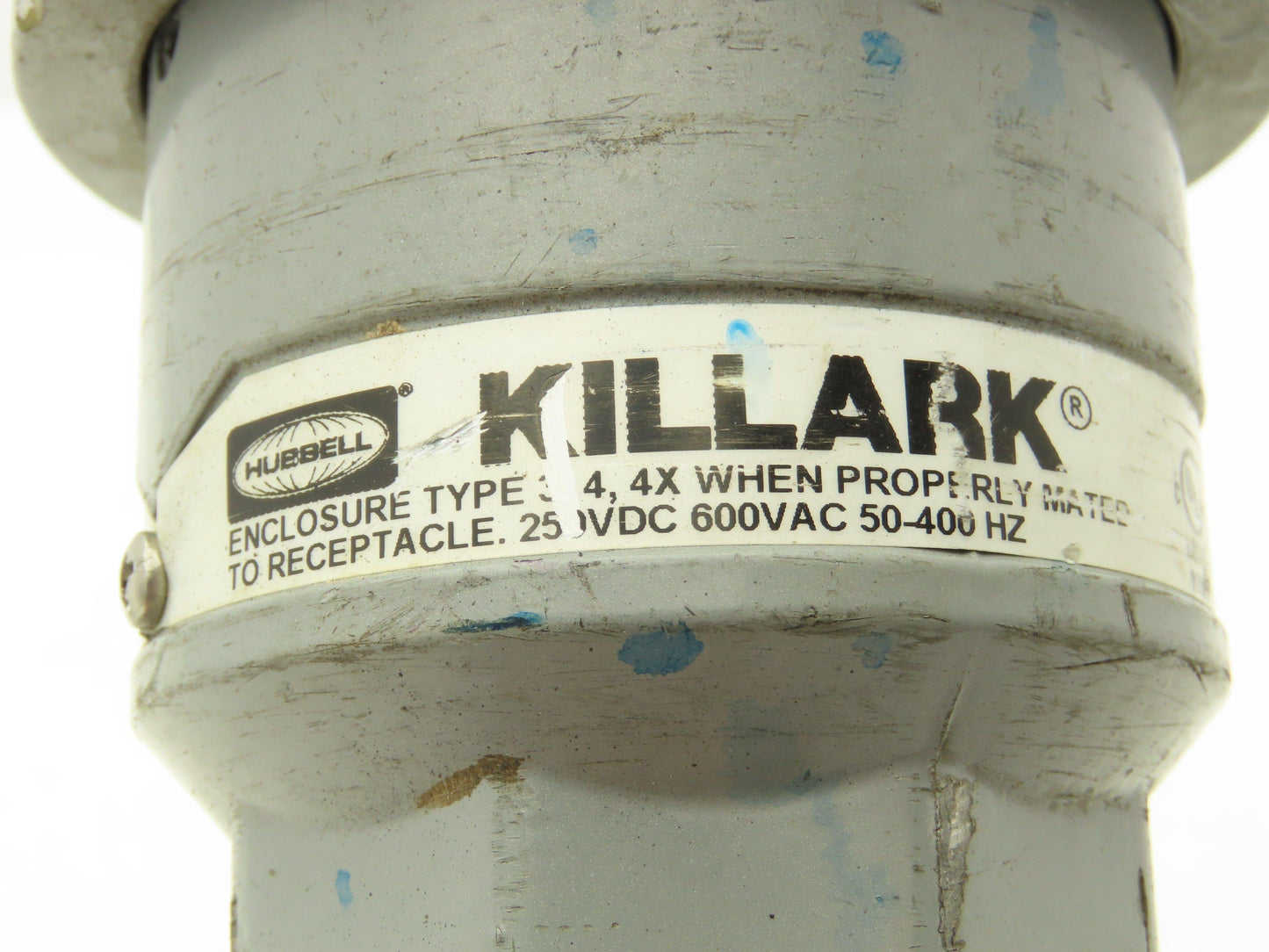 Hubbell Killark VP1034 Versamate Pin & Sleeve Plug 100A 600V 3PH 3W 4P Hazardous