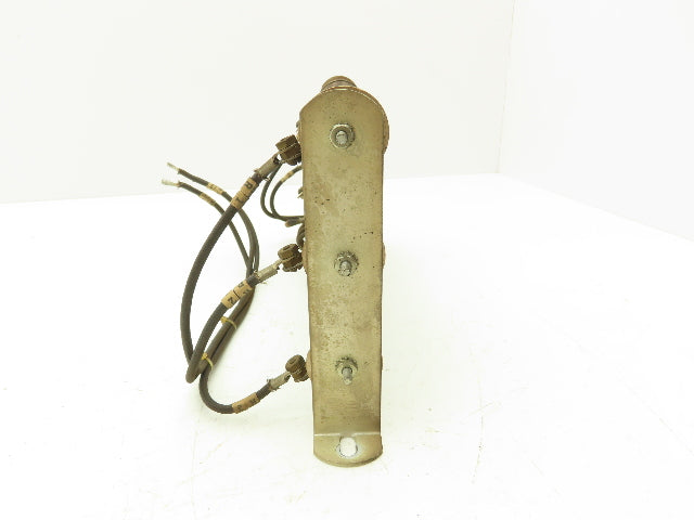 Milwaukee Ceramic Rib Wound Resistor 50 Ohm 11.5" Set of 3 Chassis Mount Assy