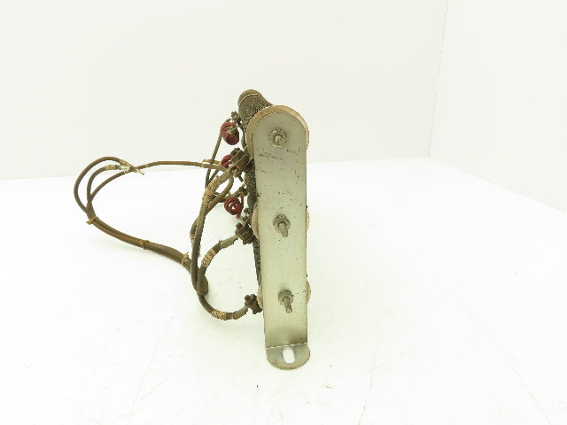 D50 Ceramic Rib Wound Resistor 50 Ohm 11.5" Set of 3 Chassis Mount Assy