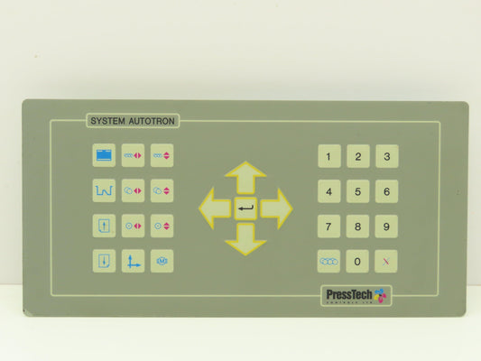 PressTech A588-001 7607-682D-01 CKS980907 Autotron Control Panel