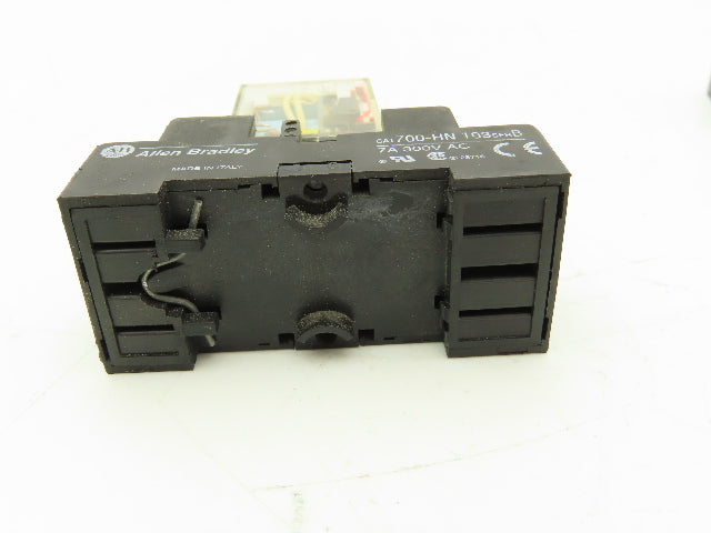 Omron MY4 21Y2Y1 Relay 24VDC Coil 250VAC/30VDC 5A | A-B 700-HN Base | Lot of 7