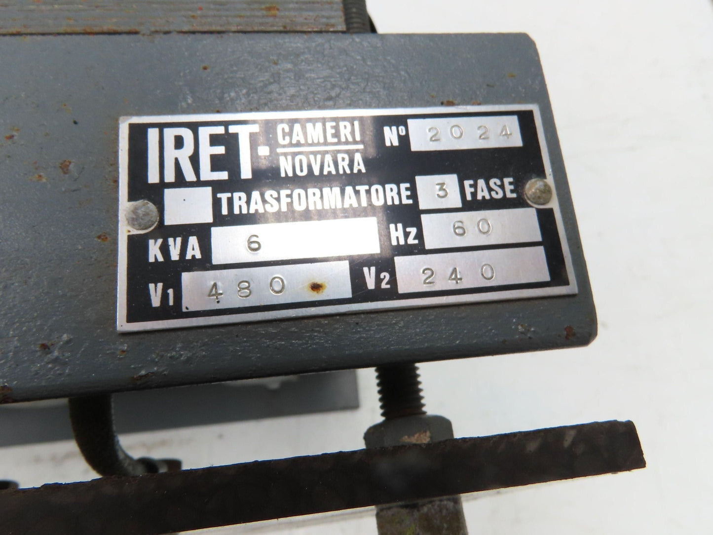 IRET 2024 Stepdown Power Transformer 6kva HV 480V LV 240V 3Ph