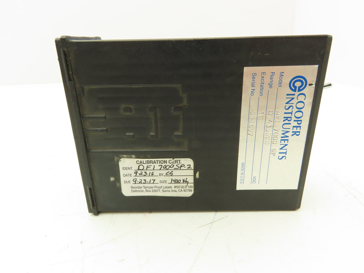 Cooper Instruments DFI 7000 SP Scale Display 0-4356 kg. 10VDC Excitation