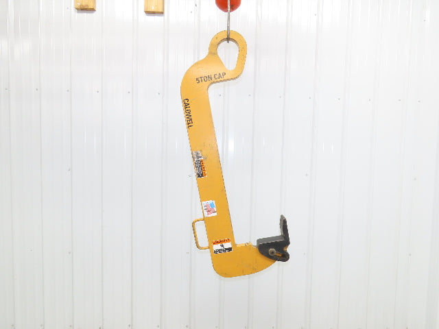Caldwell 80HS-5-7.5/29 Dixon Coil Lifting Hook with Pivoting Wedge 5-Ton 10000Lb