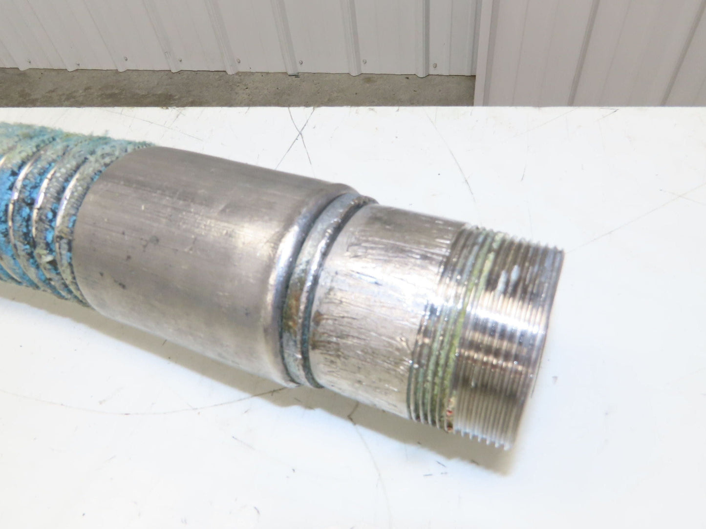 Willcox Flexible Chemical Transfer Hose 316 Stainless 2" NPT x 11' 6"L