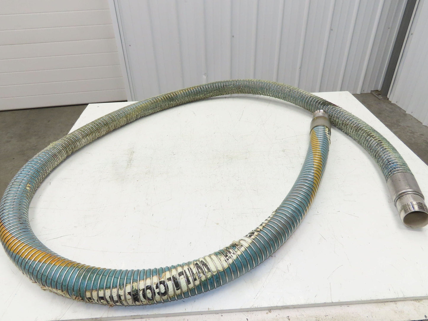 Willcox Flexible Chemical Transfer Hose 316 Stainless 2" NPT x 11' 6"L