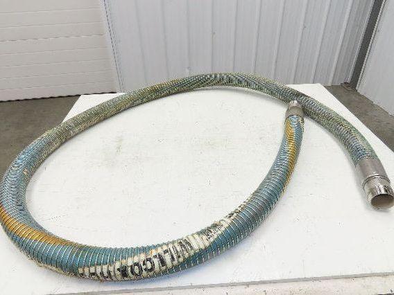 Willcox Flexible Chemical Transfer Hose 316 Stainless 2" NPT x 11' 6"L
