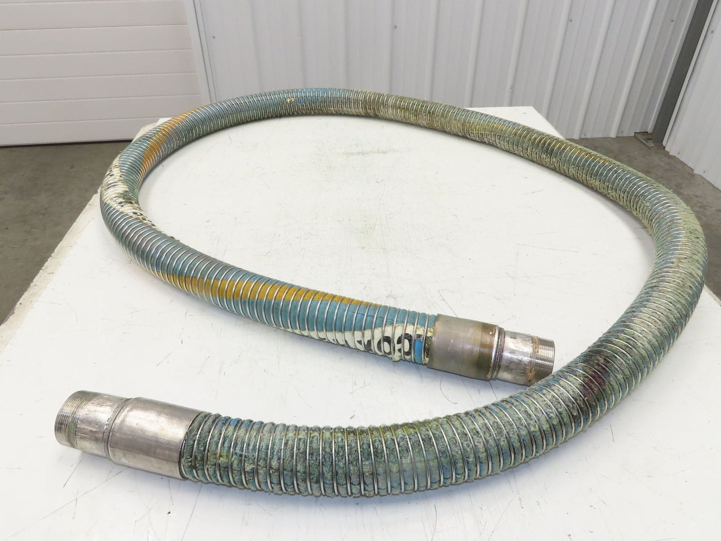 Willcox Flexible Chemical Transfer Hose 316 Stainless 2" NPT x 11' 6"L