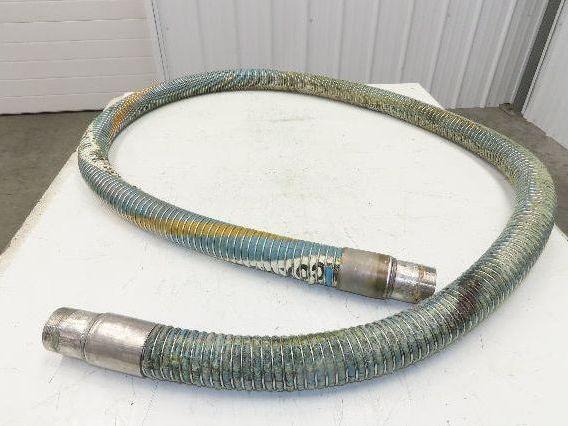 Willcox Flexible Chemical Transfer Hose 316 Stainless 2" NPT x 11' 6"L