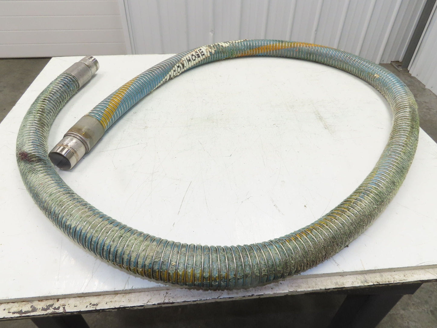 Willcox Flexible Chemical Transfer Hose 316 Stainless 2" NPT x 11' 6"L