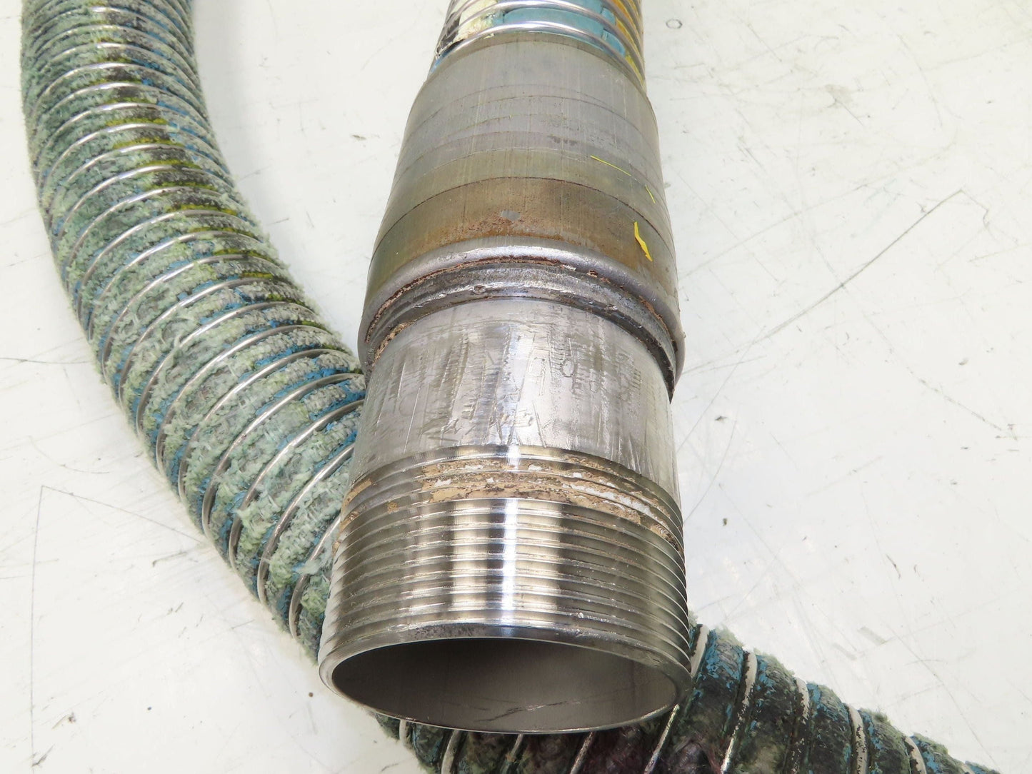 Willcox Flexible Chemical Transfer Hose 316 Stainless 2" NPT x 11' 6"L
