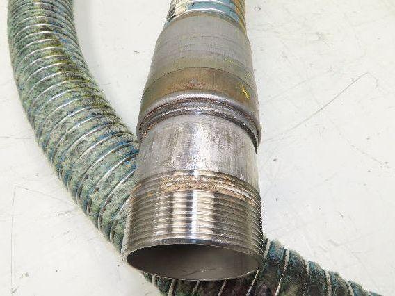 Willcox Flexible Chemical Transfer Hose 316 Stainless 2" NPT x 11' 6"L