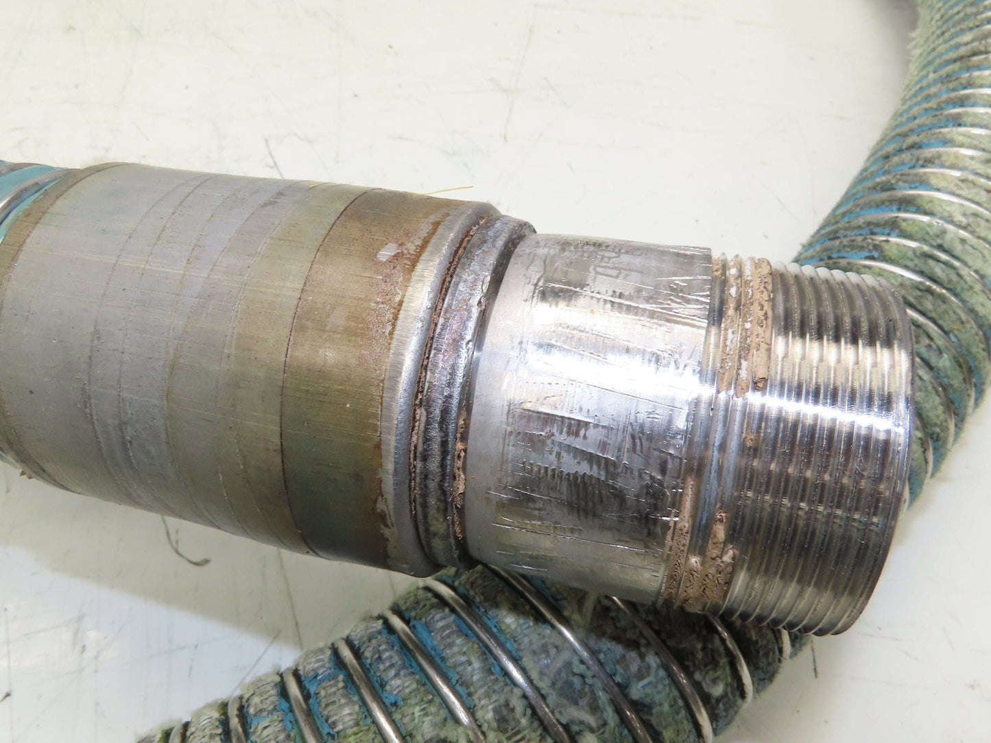 Willcox Flexible Chemical Transfer Hose 316 Stainless 2" NPT x 11' 6"L