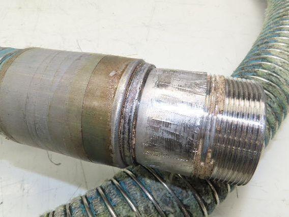Willcox Flexible Chemical Transfer Hose 316 Stainless 2" NPT x 11' 6"L