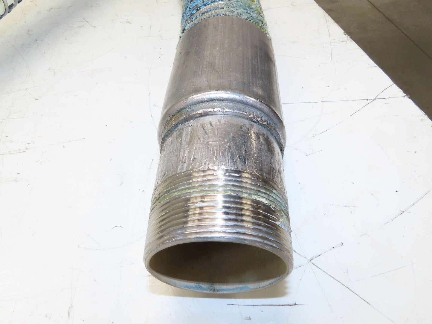 Willcox Flexible Chemical Transfer Hose 316 Stainless 2" NPT x 11' 6"L