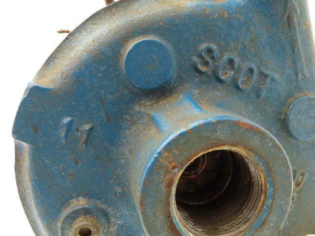 Scot 11 Cast Iron Centrifugal Pump 1.25"x 1" NPT 2Hp 230/460V 3PH 56J