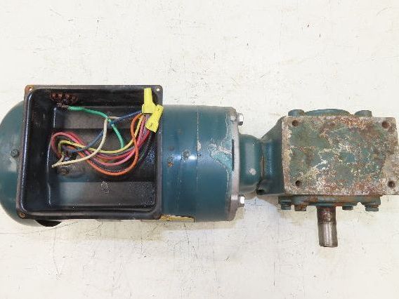 Baldor/Tigear 17Q10L56 Gear Motor 10:1 Reducer 175RPM 1HP 230/460V 3PH RH 56C