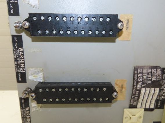 Glassman CAB-ESA-FX-01 High Voltage 5-Slot Card Rack PLC Chassis Cabinet