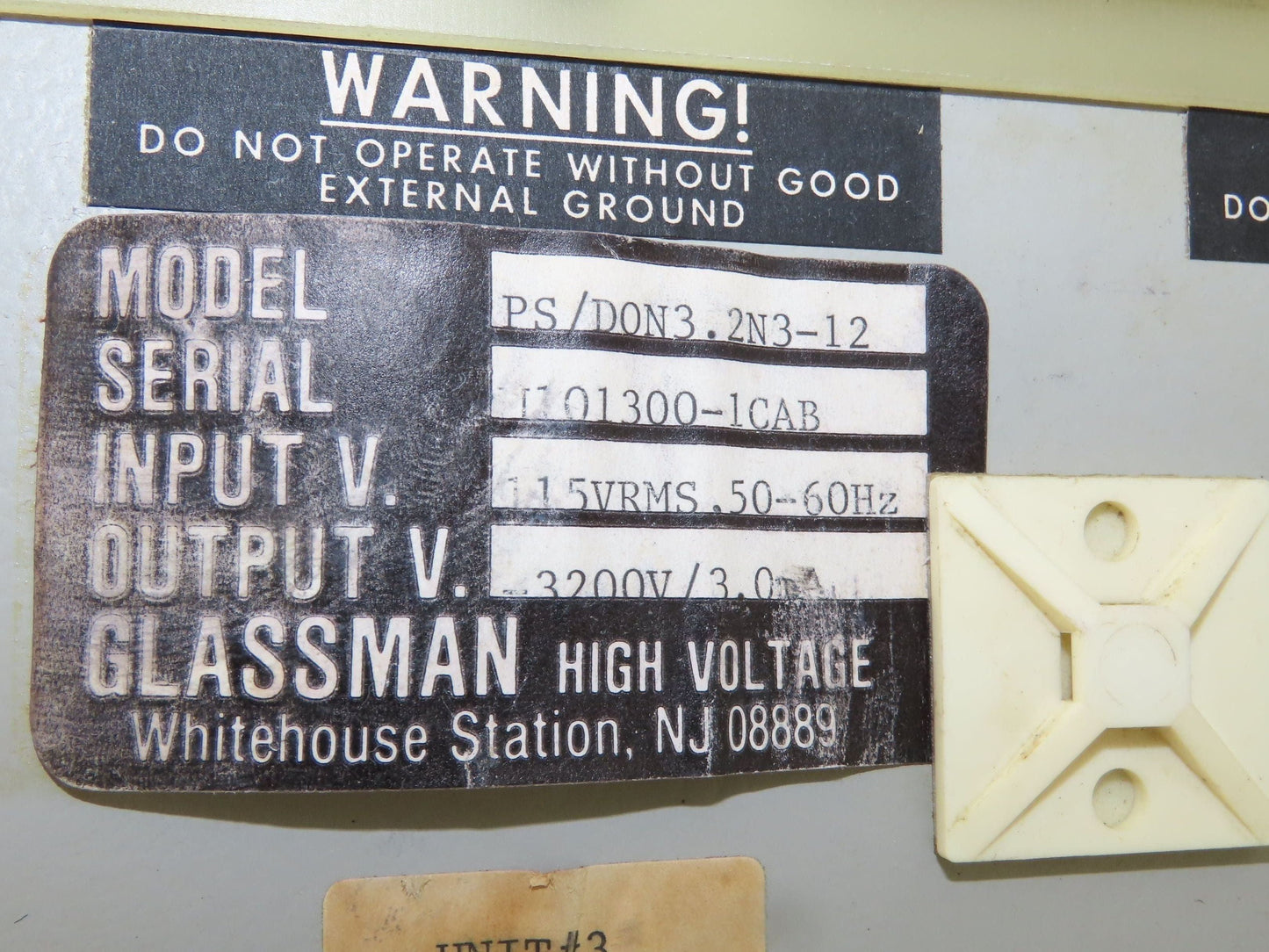 Glassman CAB-ESA-FX-01 High Voltage 5-Slot Card Rack PLC Chassis Cabinet
