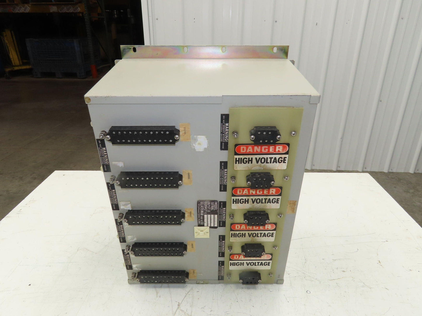 Glassman CAB-ESA-FX-01 High Voltage 5-Slot Card Rack PLC Chassis Cabinet