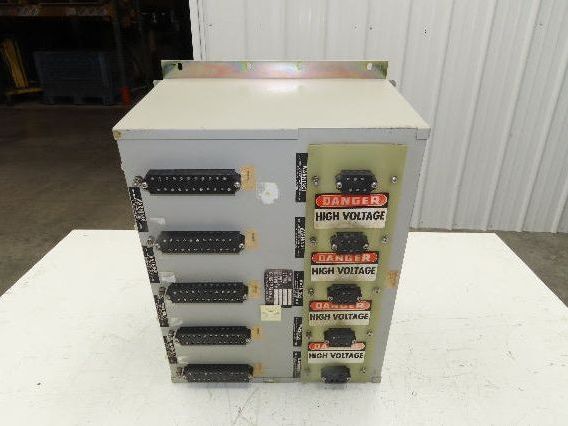Glassman CAB-ESA-FX-01 High Voltage 5-Slot Card Rack PLC Chassis Cabinet