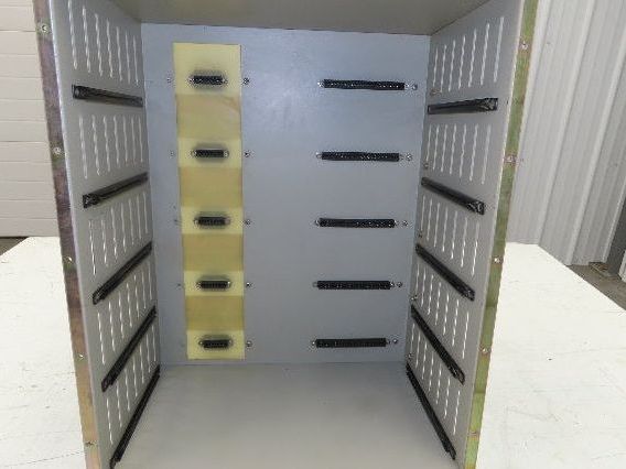 Glassman CAB-ESA-FX-01 High Voltage 5-Slot Card Rack PLC Chassis Cabinet