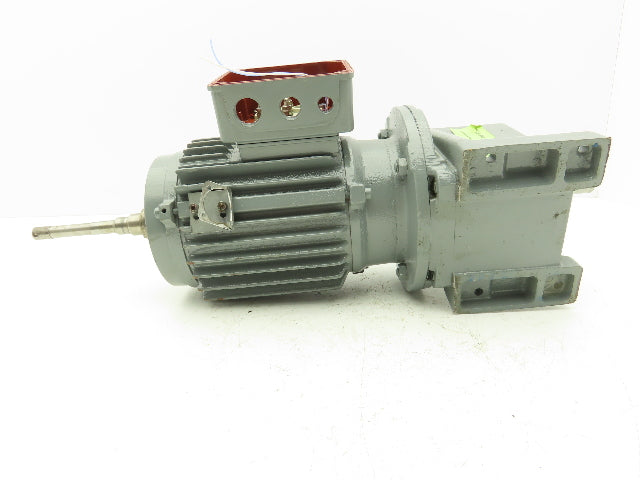 Stober B21R 80 G4 Inline Gearmotor 1Hp 273rpm 6.3:1 220-480V 3PH -Brake Removed-