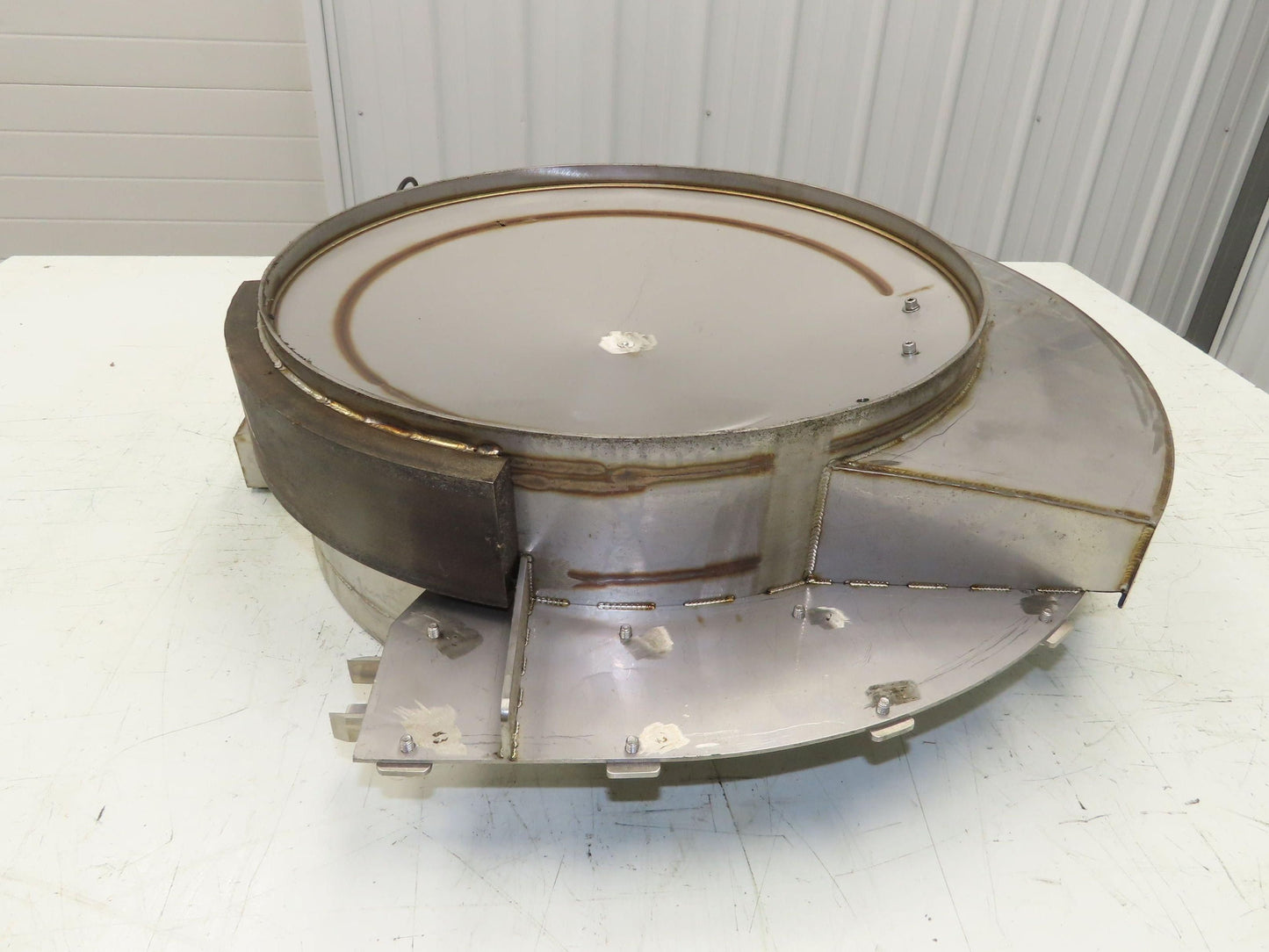 Piezo Vibratory Feeder Bowl For 390mm Base Small Parts Sorter Metal Spring