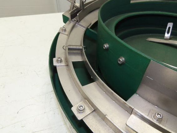 Piezo Vibratory Feeder Bowl For 390mm Base Small Parts Sorter Metal Spring