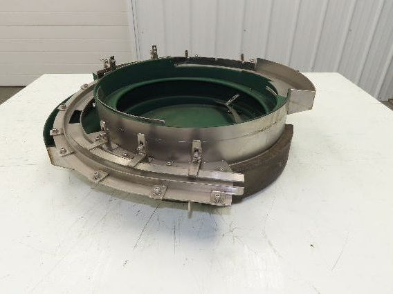 Piezo Vibratory Feeder Bowl For 390mm Base Small Parts Sorter Metal Spring