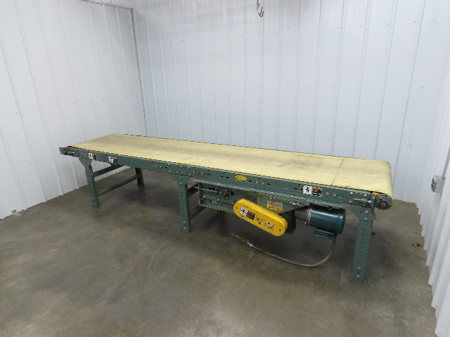 Hytrol 30"x 11' Slider Bed Conveyor 27" Belt 230/460V Center Drive 135 FPM