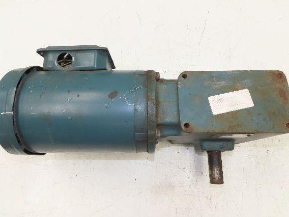 Dodge Reliance Q262B015M140L1 15:1 Gearmotor 116 RPM 1.5Hp 230/460V 3PH RH 145TC