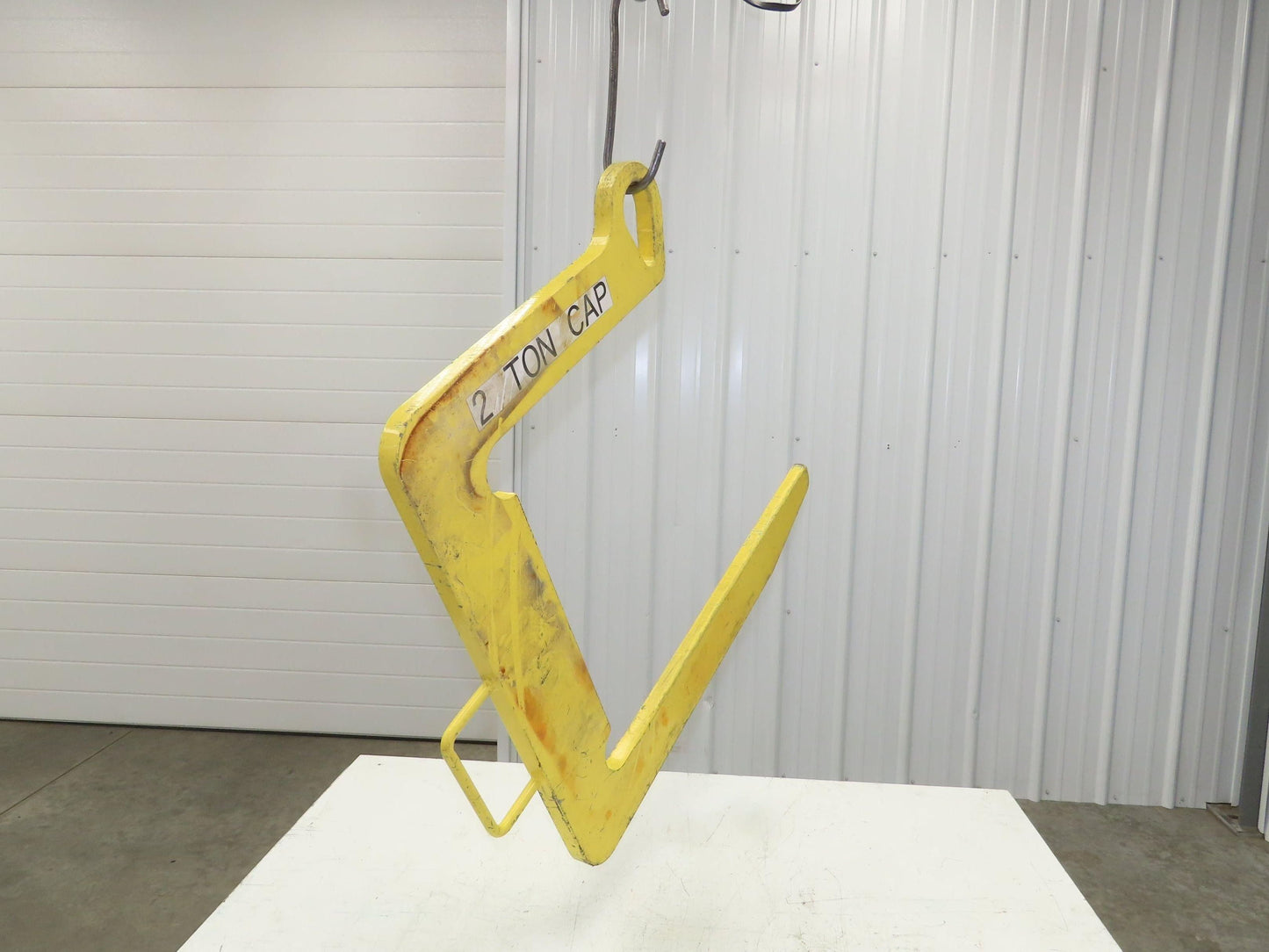 Dearborn Crane Coil Lifting Hook 2-Ton 4000Lb 27" Throat 20" Tall Inner