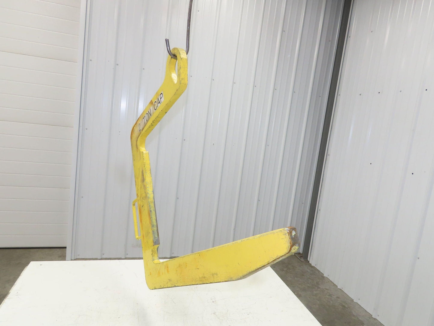Dearborn Crane Coil Lifting Hook 2-Ton 4000Lb 27" Throat 20" Tall Inner