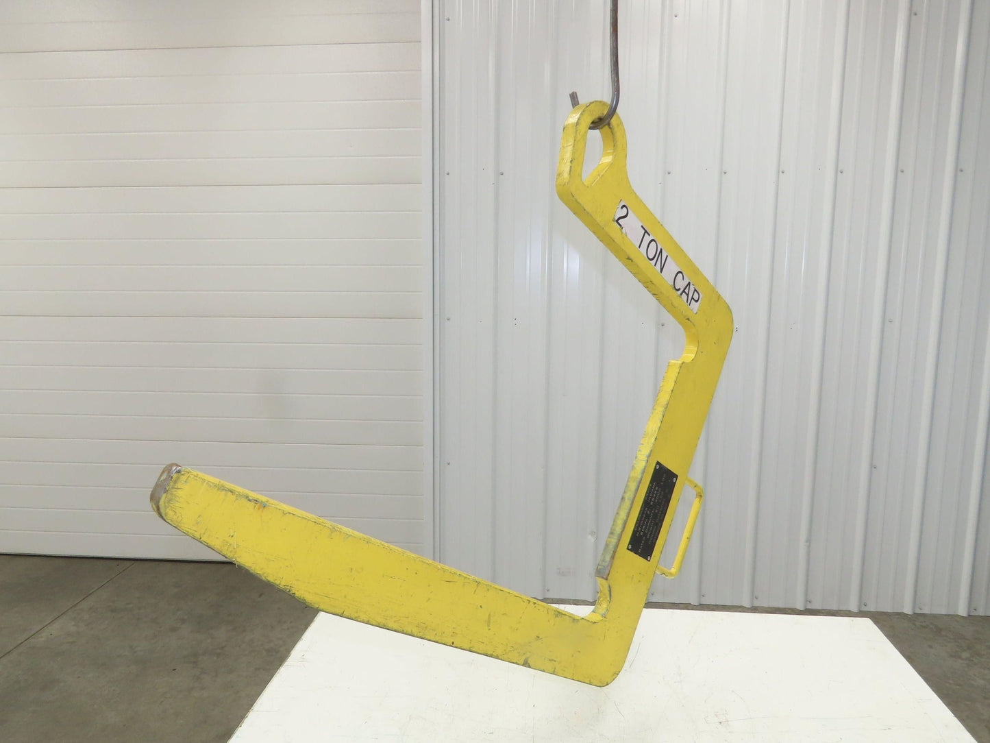 Dearborn Crane Coil Lifting Hook 2-Ton 4000Lb 27" Throat 20" Tall Inner