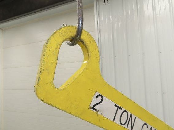 Dearborn Crane Coil Lifting Hook 2-Ton 4000Lb 27" Throat 20" Tall Inner