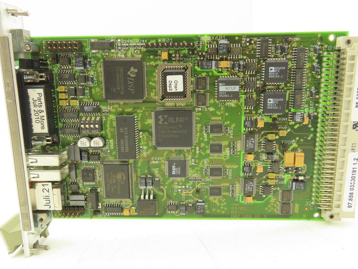 Intermas 03500191 Communication Card Gravure Cylinder HELL Engraving V 1.2