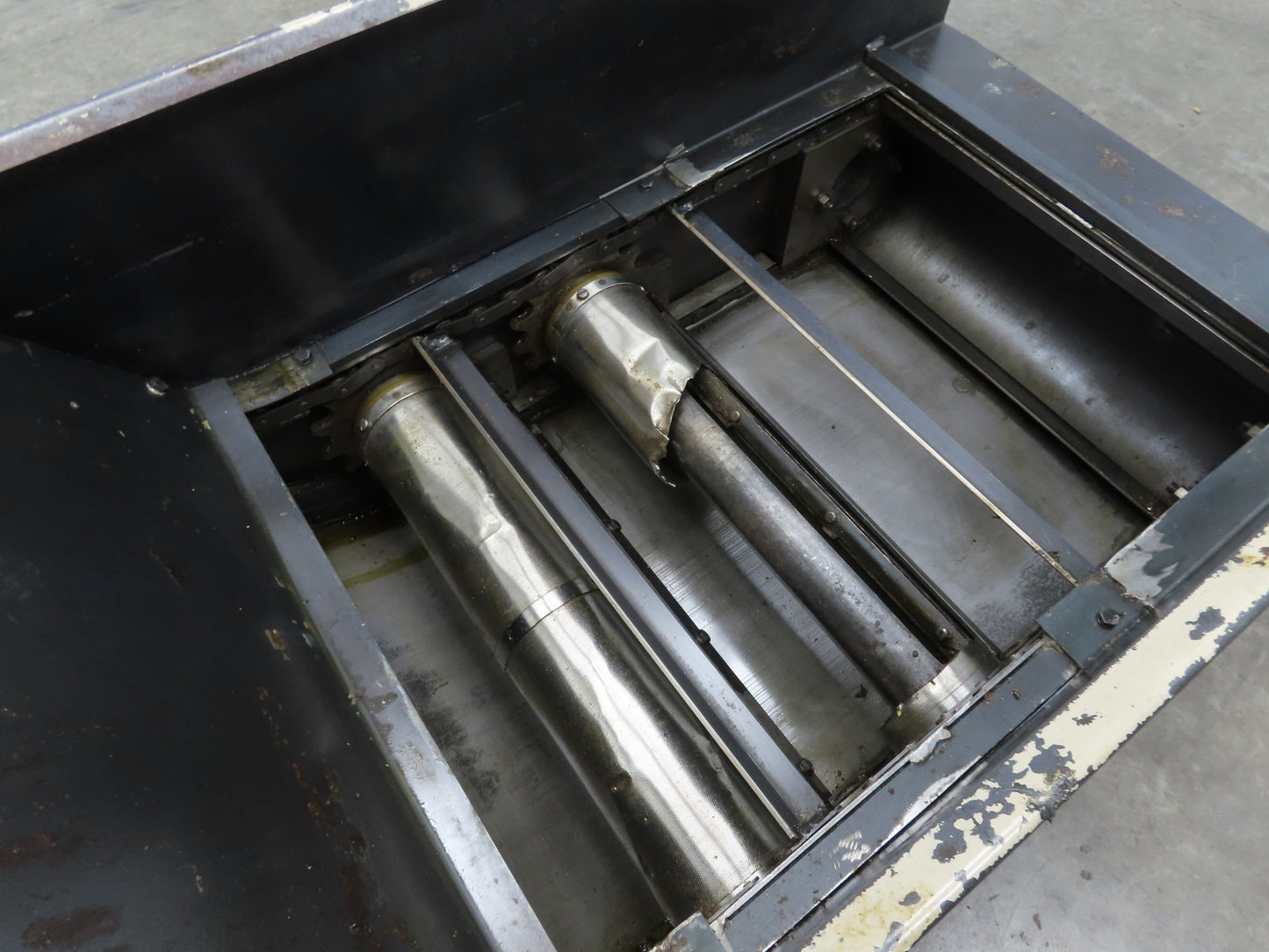 Mayfran CNC Chip Conveyor Drag Chain 20"x 30" Infeed 51" Discharge 460V 3PH