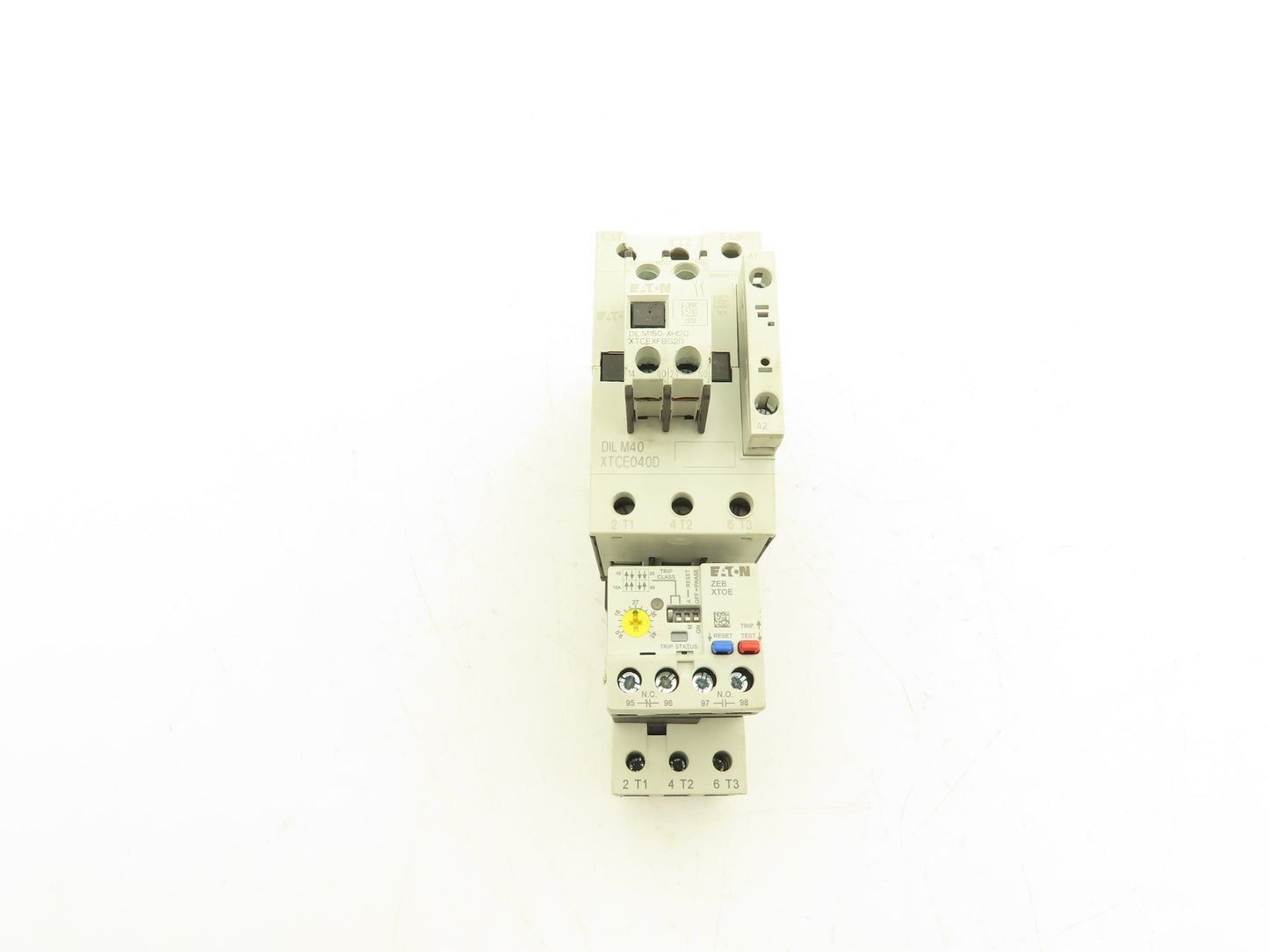 Eaton XTOE045DCS XTCE040D DIL M40 Motor Starter Thermal Overload 3PH 480VAC 45A