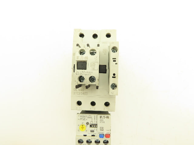 Eaton XTOE045DCS XTCE040D DIL M40 Motor Starter Thermal Overload 3PH 480VAC 45A