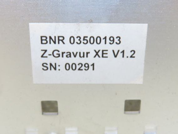 Intermas 97.852 03502190 CPU Slot Rack Chassis Gravure Cylinder HELL Engraving