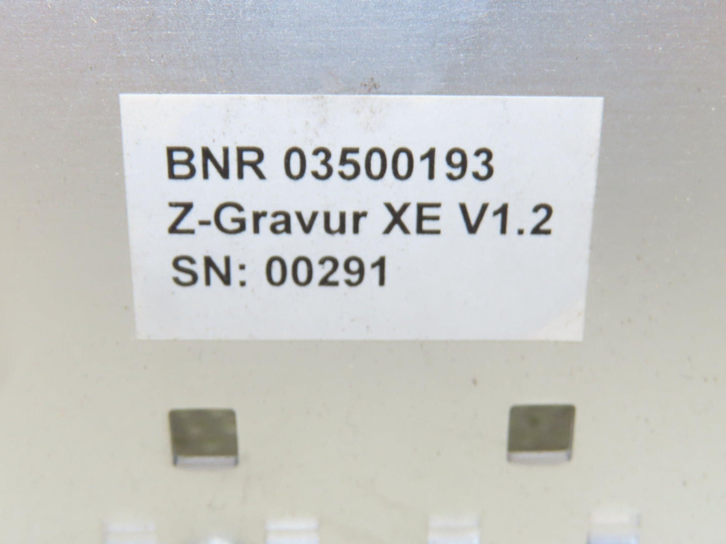 Intermas 97.852 03502190 CPU Slot Rack Chassis Gravure Cylinder HELL Engraving