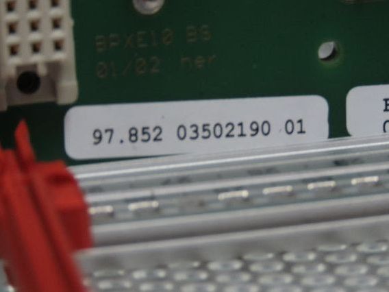 Intermas 97.852 03502190 CPU Slot Rack Chassis Gravure Cylinder HELL Engraving