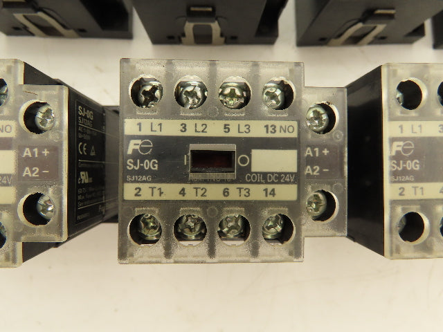 Fuji Electric 1JC0A0 SJ12AG SJ-0G Contactor 3PH 110-240VAC 3HP Lot of 12