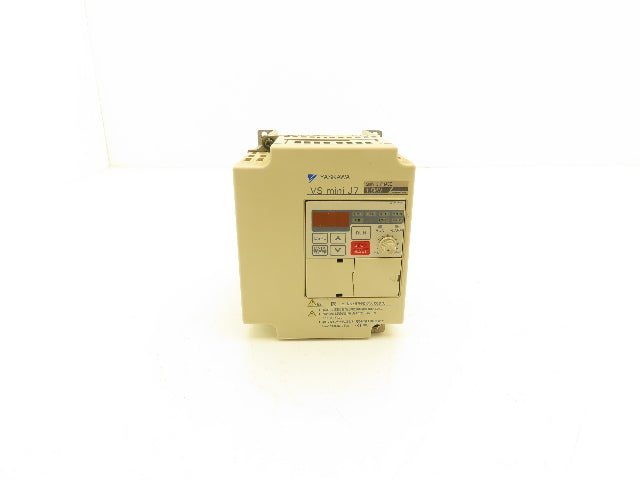 Yaskawa CIMR-J7AA21P5 Variable Frequency AC Drive 230VAC 3PH 400Hz 8A 3kVA 1.5kW