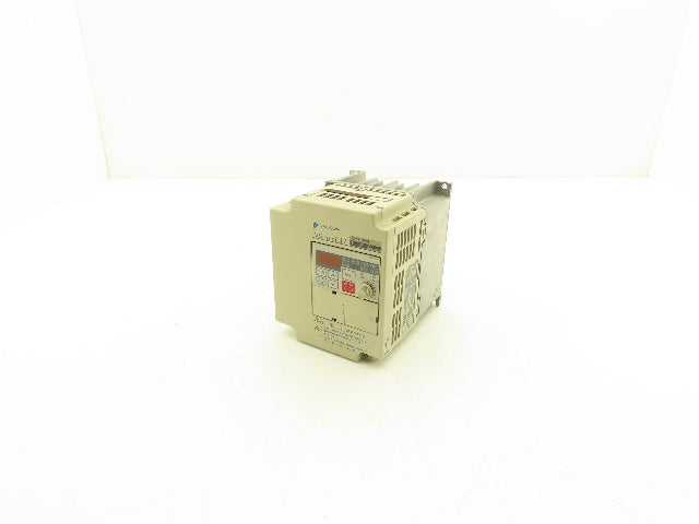 Yaskawa CIMR-J7AA21P5 Variable Frequency AC Drive 230VAC 3PH 400Hz 8A 3kVA 1.5kW