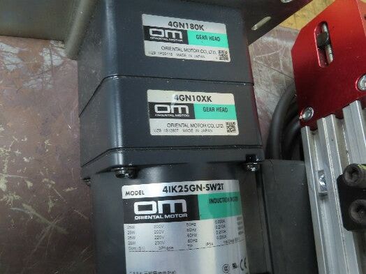 NKE 6"x 17" Small Parts Conveyor Low Profile Flat Belt Slow Feed 220V 3PH 1FPM