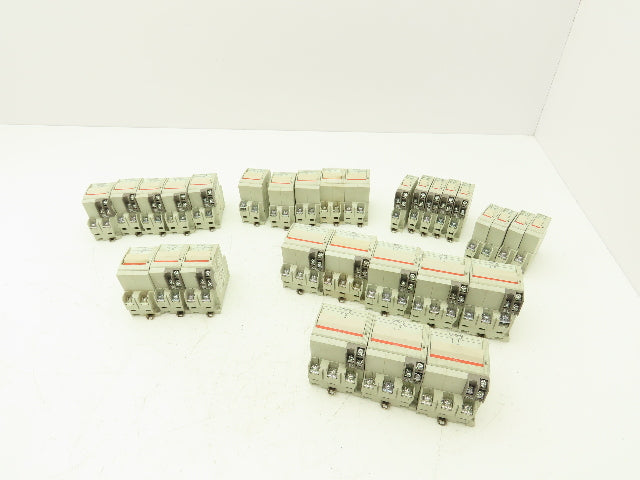 Fuji Electric Circuit Breakers AC/DC | 1/3/5A | 1/2/3-Pole | Mixed Lot of 30