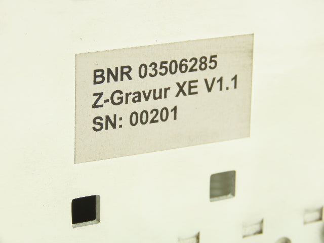 Intermas BNR 03506285 CPU Slot Rack Chassis Gravure Cylinder HELL Engraving